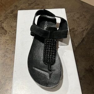 🔥☄️Hookipa.Black Ergonomic Sandals With Crystals.  37